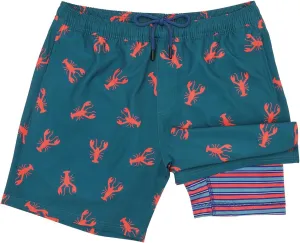 Mens Swim Trunks with Compression Liner,7 Inch Quick Dry Swim Shorts, Board Shorts,Beach Swimwear