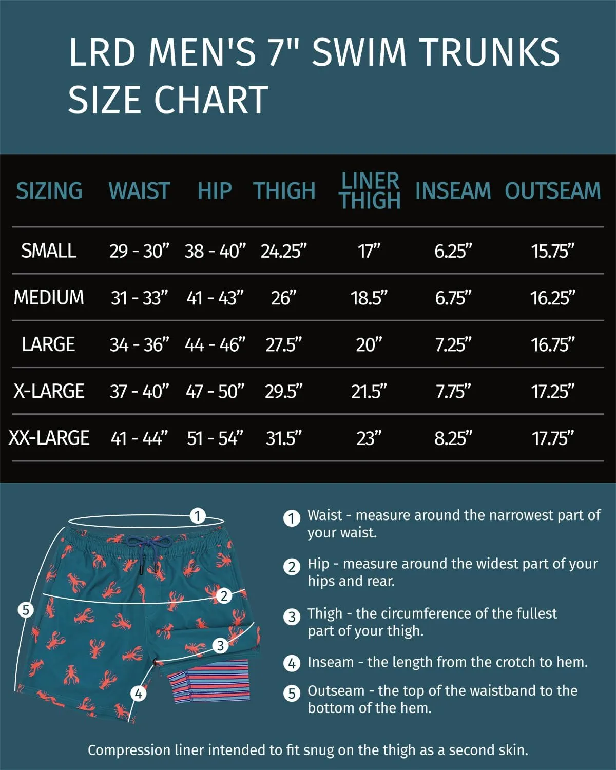 Mens Swim Trunks with Compression Liner,7 Inch Quick Dry Swim Shorts, Board Shorts,Beach Swimwear