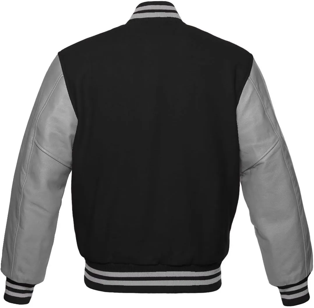 Men's Varsity Jacket Baseball Letterman Wool and Leather Best Premium Quality Basketball Jackets