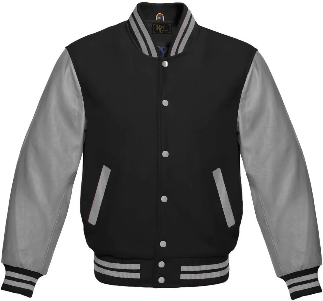 Men's Varsity Jacket Baseball Letterman Wool and Leather Best Premium Quality Basketball Jackets