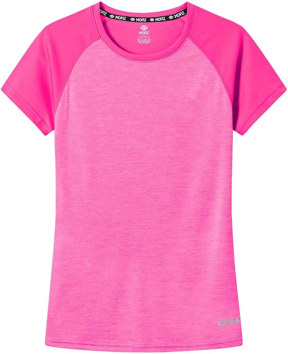 MoFiz Women's Short Sleeve UPF 50  Sun Protection Sports T-Shirt Quick Dry Running Workout Athletic Tee Top