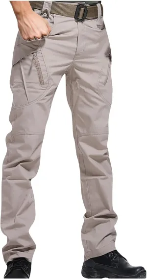 Muscularfit Camo Pants for Men Causal Joggers Athletic Pants Loose Fit Twill Chino Multi Pockets Straight Sweatpants 2023