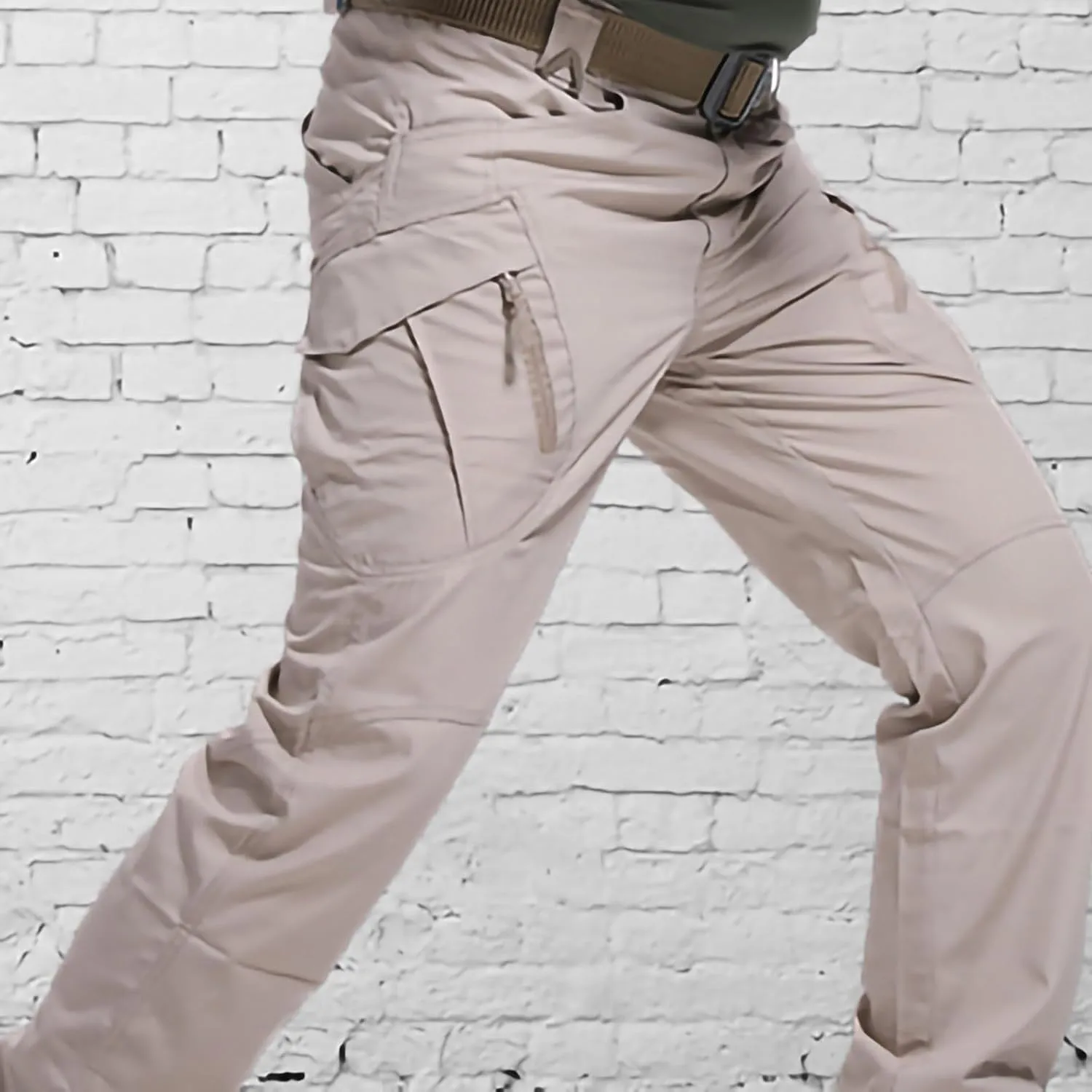Muscularfit Camo Pants for Men Causal Joggers Athletic Pants Loose Fit Twill Chino Multi Pockets Straight Sweatpants 2023