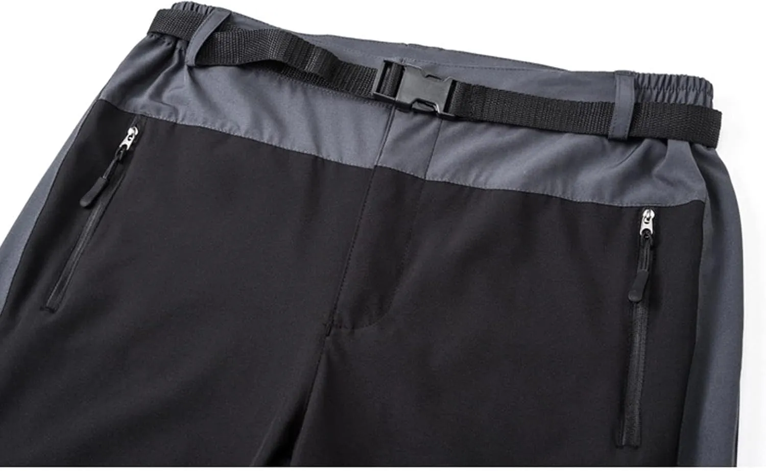 Muscularfit Men Joggers Pants Casual Cotton Buckle Zipper Straight Legs Big and Tall Stretch Breathable Outdoor Sweatpants