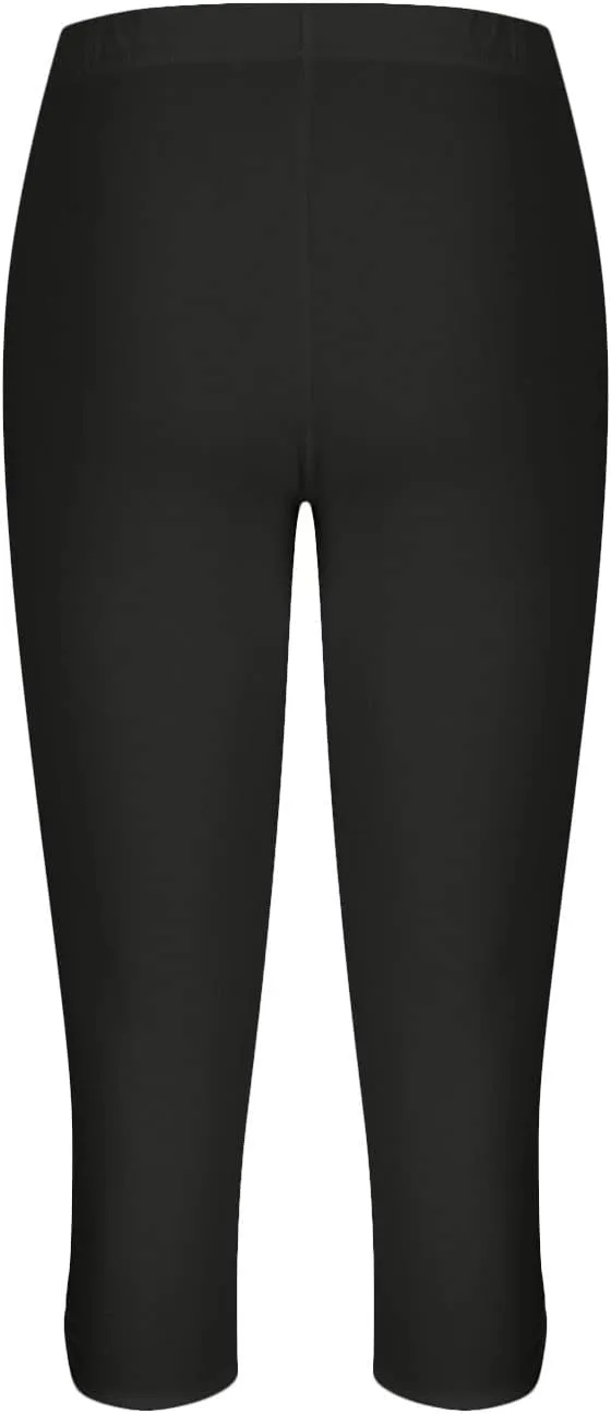 New Leggings for Women Lace Capri Leggings Slim Fit Yoga Pants Soft Lace Hem Stretch Crop Tights for Workout Running