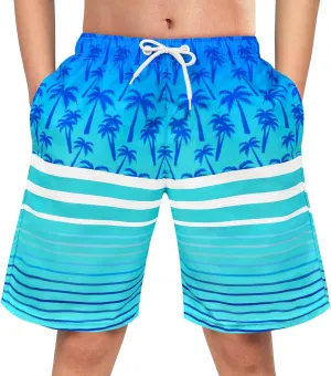 OlyPegic Boys Swim Trunks Swim Shorts Quick Dry Boys Bathing Suit Swimsuit Swimwear Toddler Kids Beach Board Shorts Youth