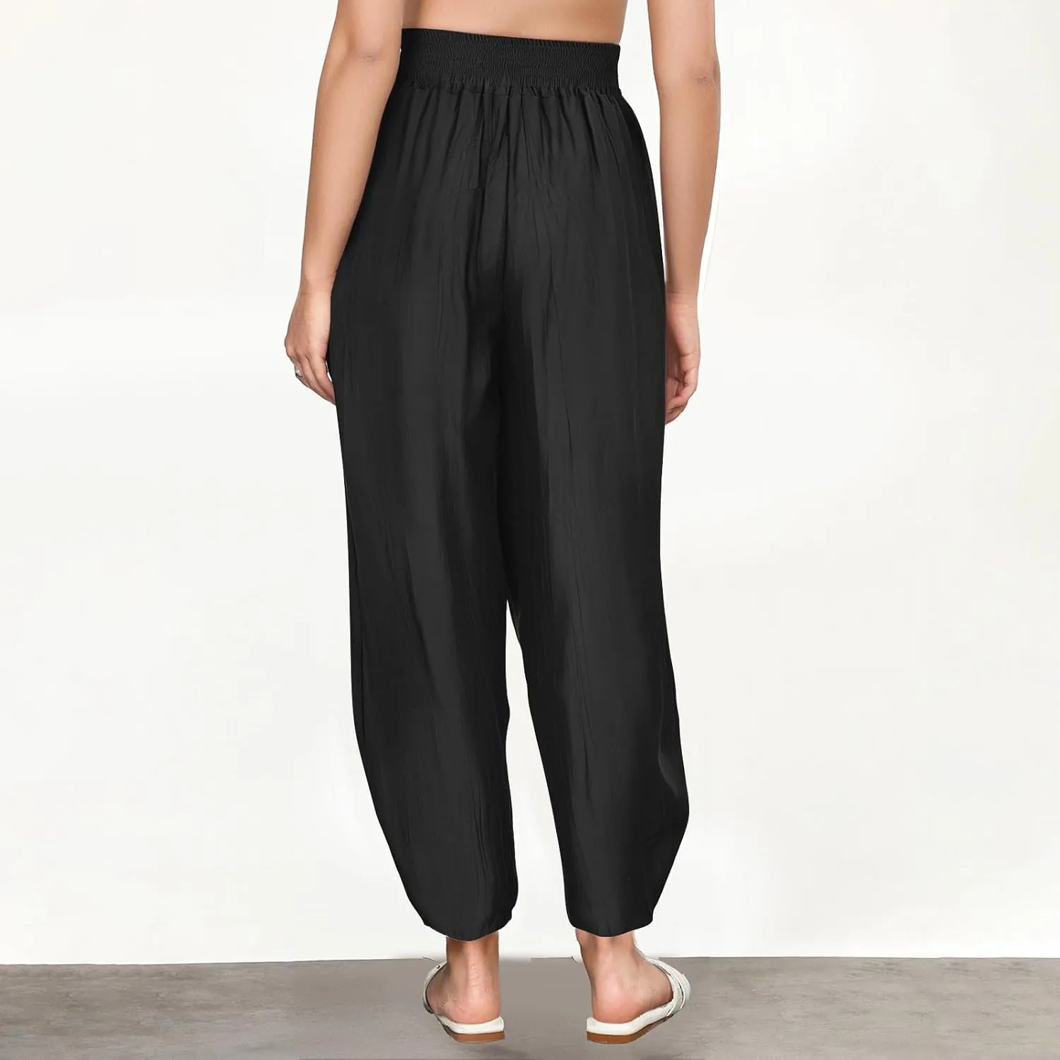Pants for Women High Waist Casual Baggy Solid Color Sweatpants 2025 Summer Trousers Comfy Louge Pant with Pockets