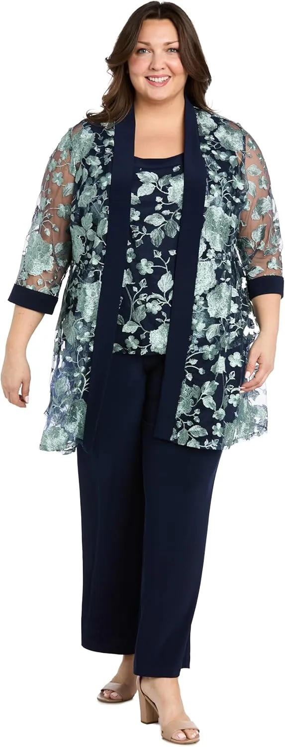 R&M Richards Women's Bloom Threadwork Formal Ensemble