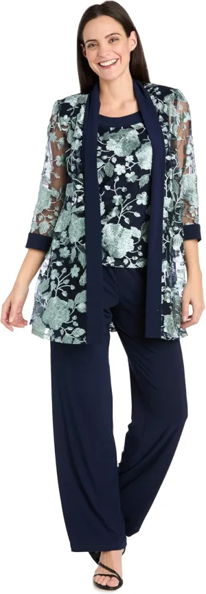 R&M Richards Women's Bloom Threadwork Formal Ensemble