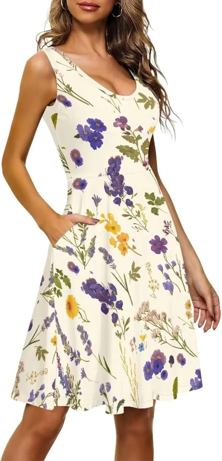 Renewold Women's Dresses Women's Casual Dresses Women's Swimsuits & Cover Ups Tank Top Dress
