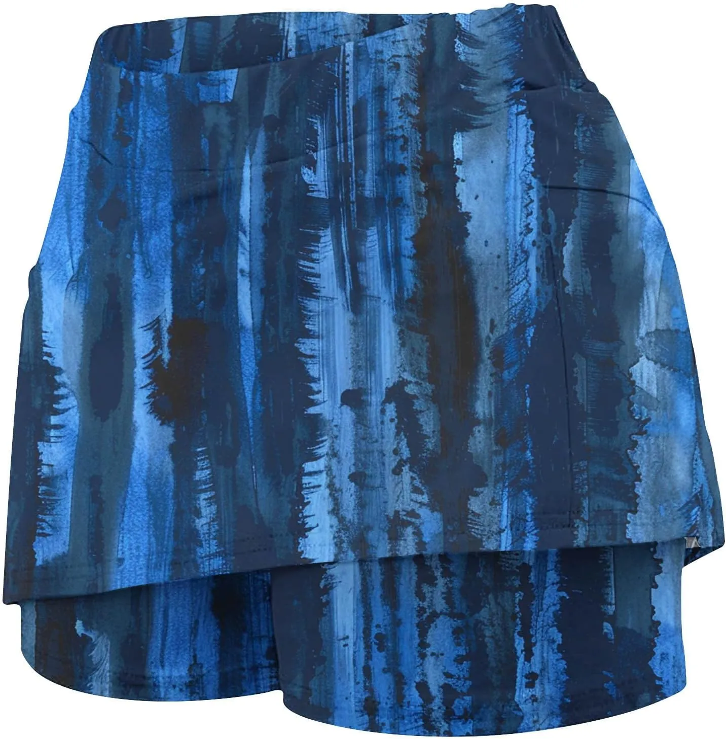 Skorts for Women Dressy Casual Tie Dye Skirts for Women High Waist Athletic Golf Tennis Skirt with Built in Shorts