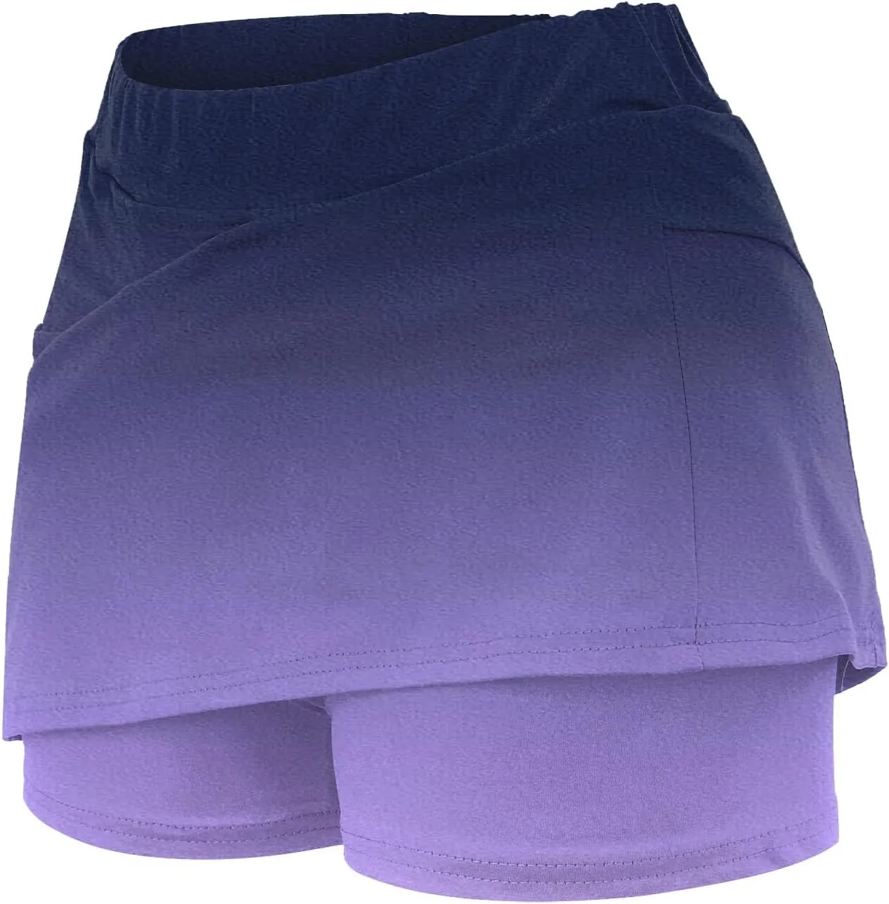 Skorts for Women Plus Size Shorts,Women's Knee Length Skorts Skirts Tennis Athletic Golf Causal Skort with Pockets