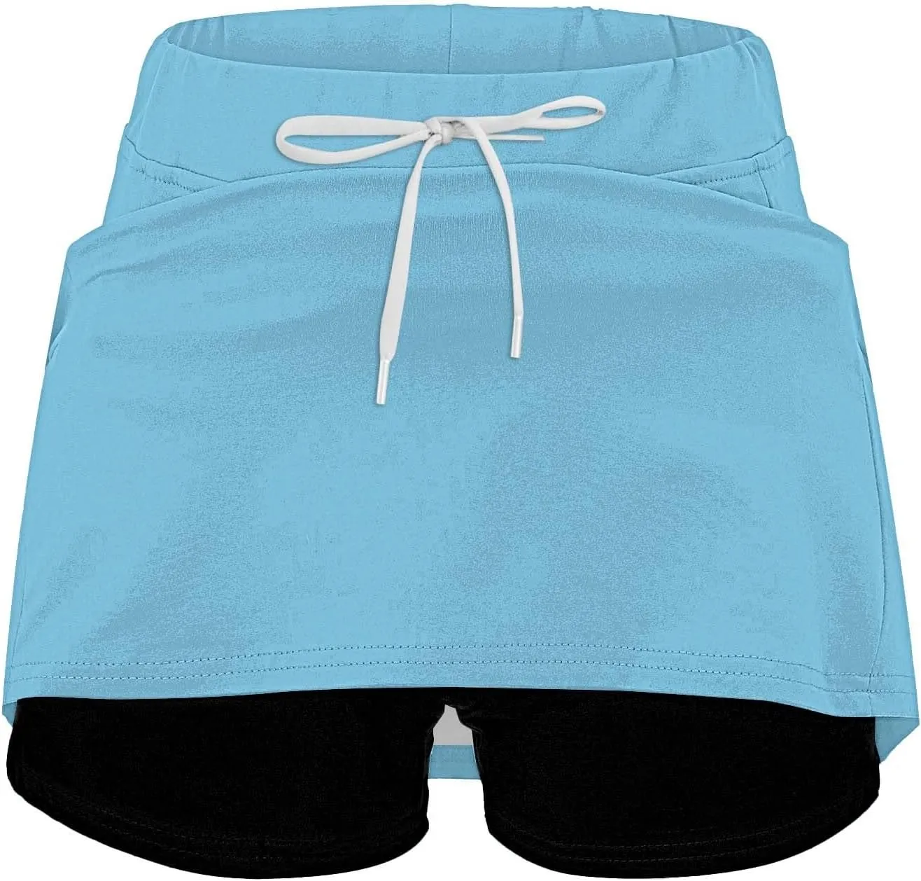 Skorts for Women with Pockets High Waist Tummy Control Womens Yoga Shorts Casual Athletic Tennis Mini Short Skirts