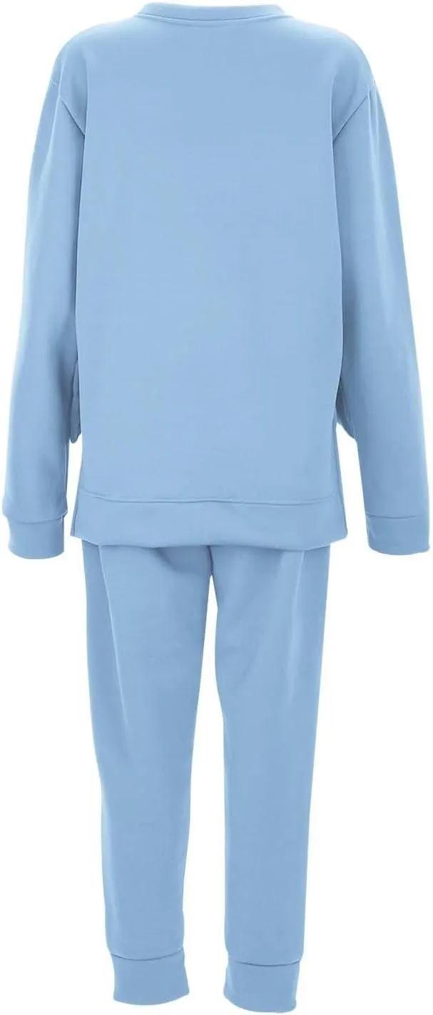 Sweatsuit for Women 2 Piece Long Sleeve Crewneck Cute Workout Long Sleeve Shirts Yoga Pants Outfits