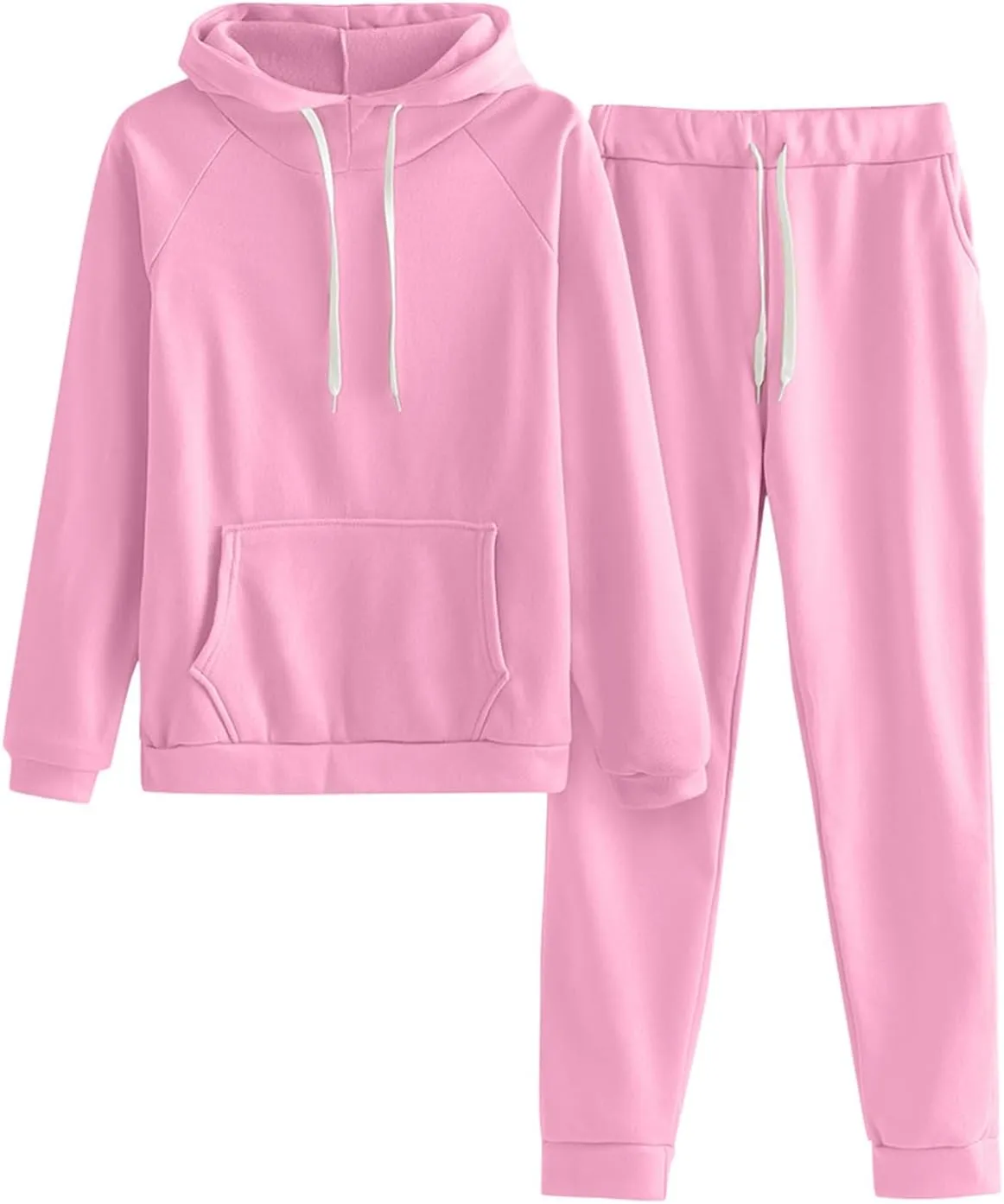 Sweatsuit for Women 2 Piece Long Sleeve Crewneck Oversized Loungewear Jogger Sweatsuit Sets Sets