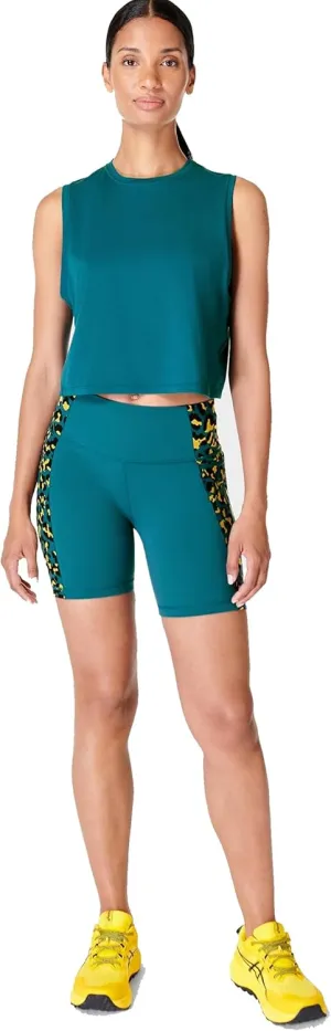 Sweaty Betty Women's Breathe Easy Cropped Crewneck Muscle Wourkout Tank Top