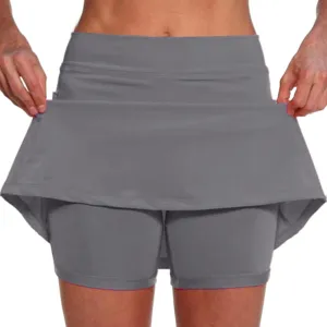 Tennis Skorts for Women Dressy Casual 2025 High Waisted Built in Shorts Yoga Golf Skirts Athletic Running Skort