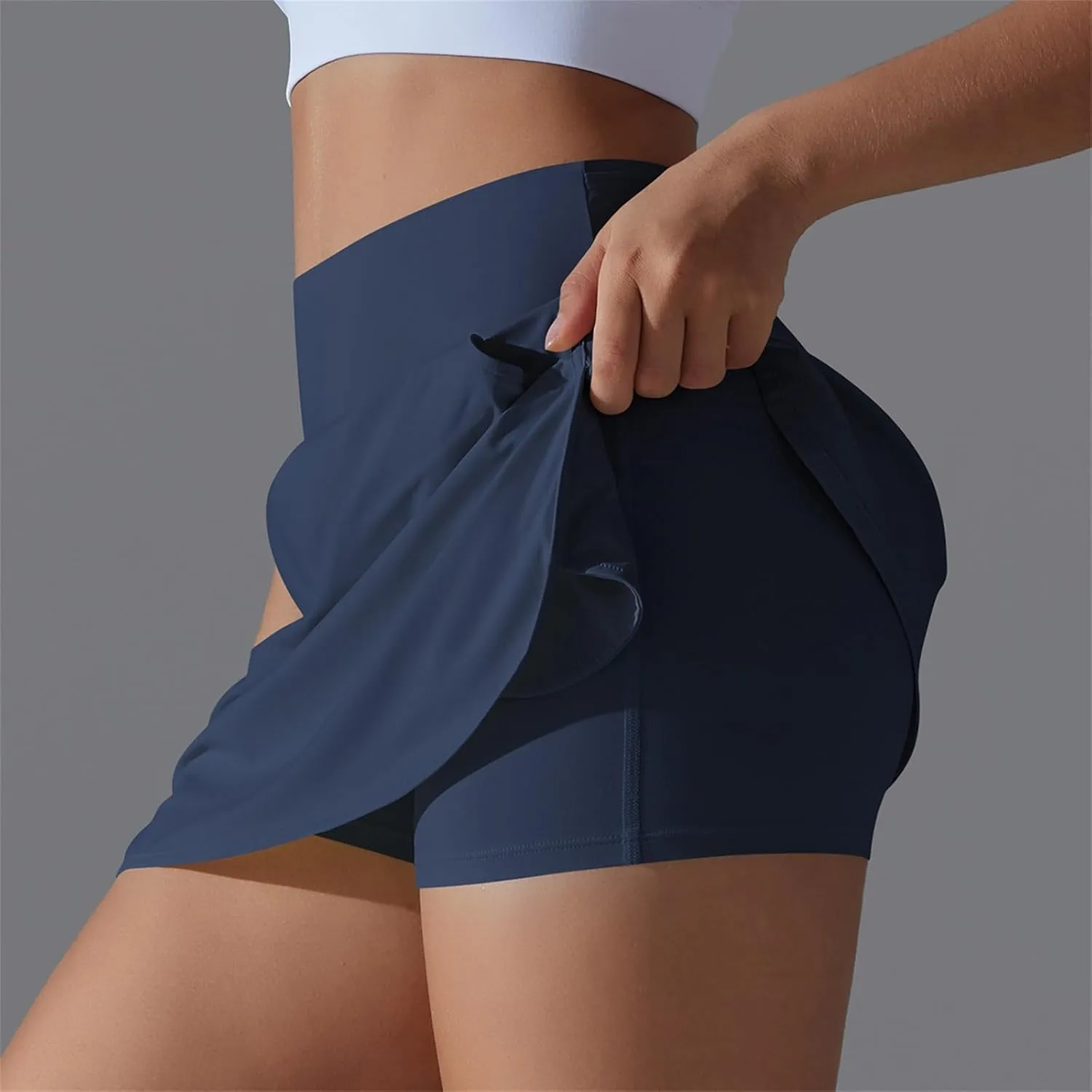 Tennis Skorts for Women with Pockets Athletic Skirt Golf Skirts for Tummy Control Lightweight Summer Skorts Skirt