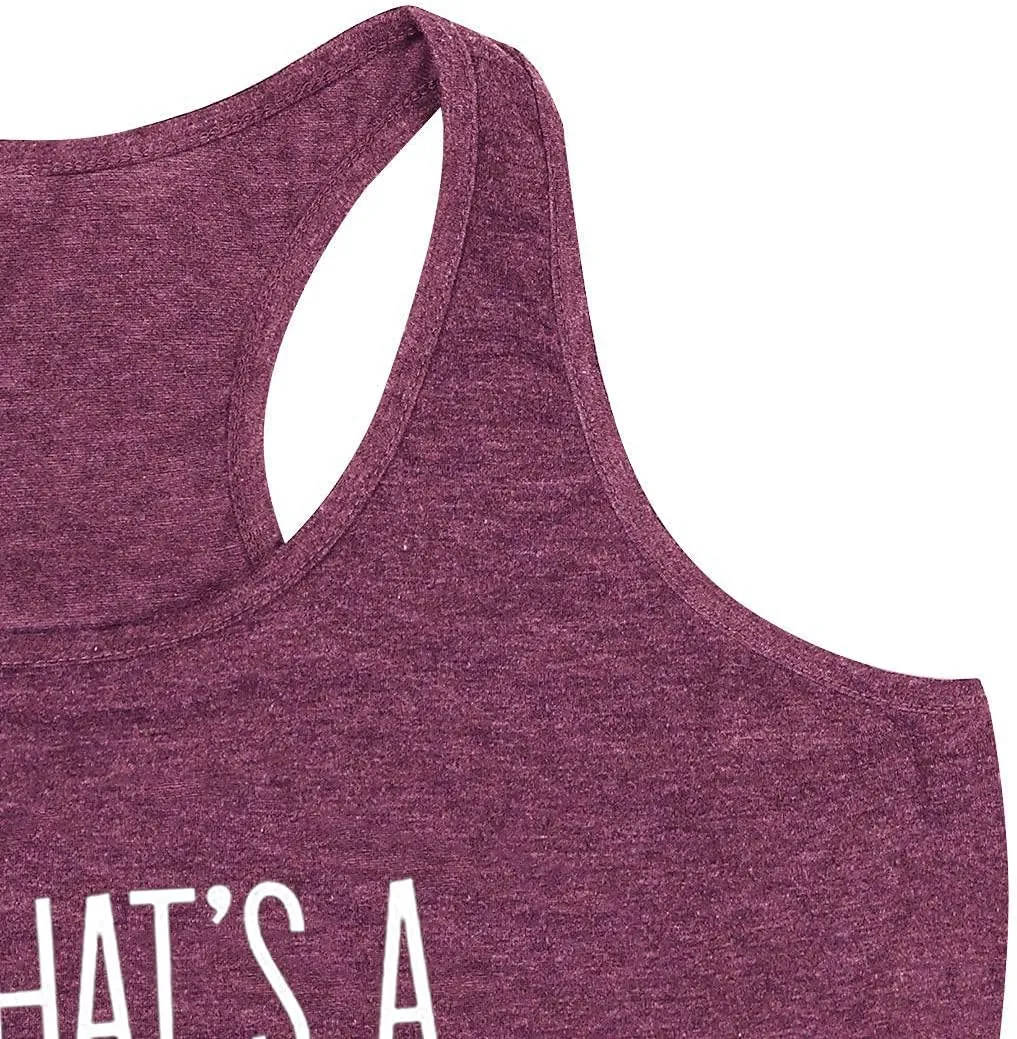 That's A Terrible Idea Tank Tops Women Funny Letter Print Tank Top Sleeveless Summer Beach Vaction Racerback Tee Shirt