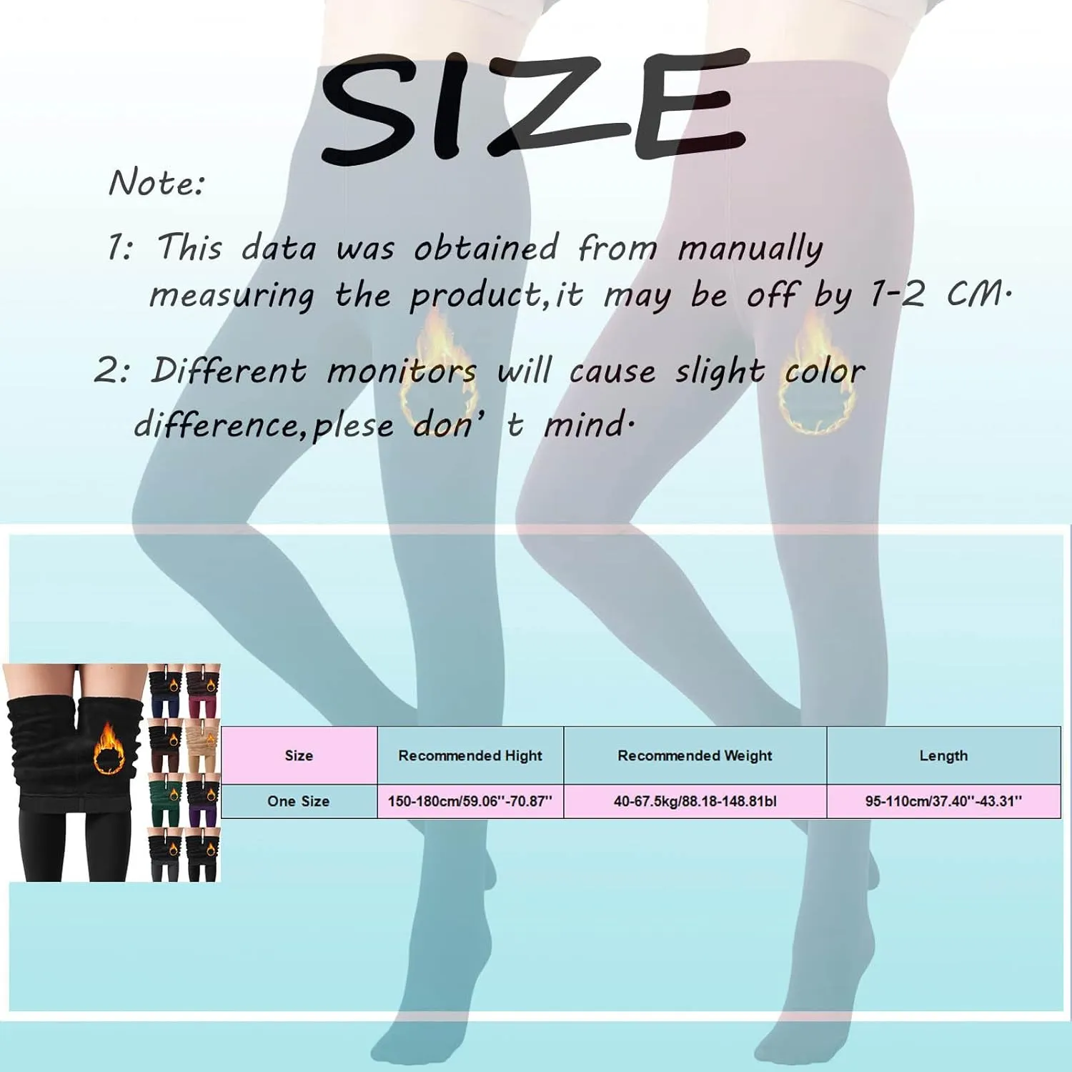 Thermal Clothes for Women Leggings Clothes Casual Flowy Winter Thermal Ski Hiking Running Joggers