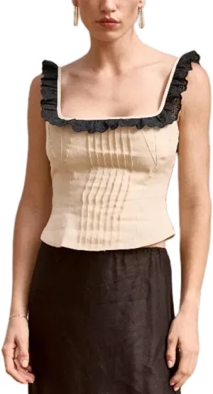 Tie Front Tank Tops for Women Y2k Spaghetti Strap Going Out Cami Crop Top Sexy Backless Cute Summer Camisoles
