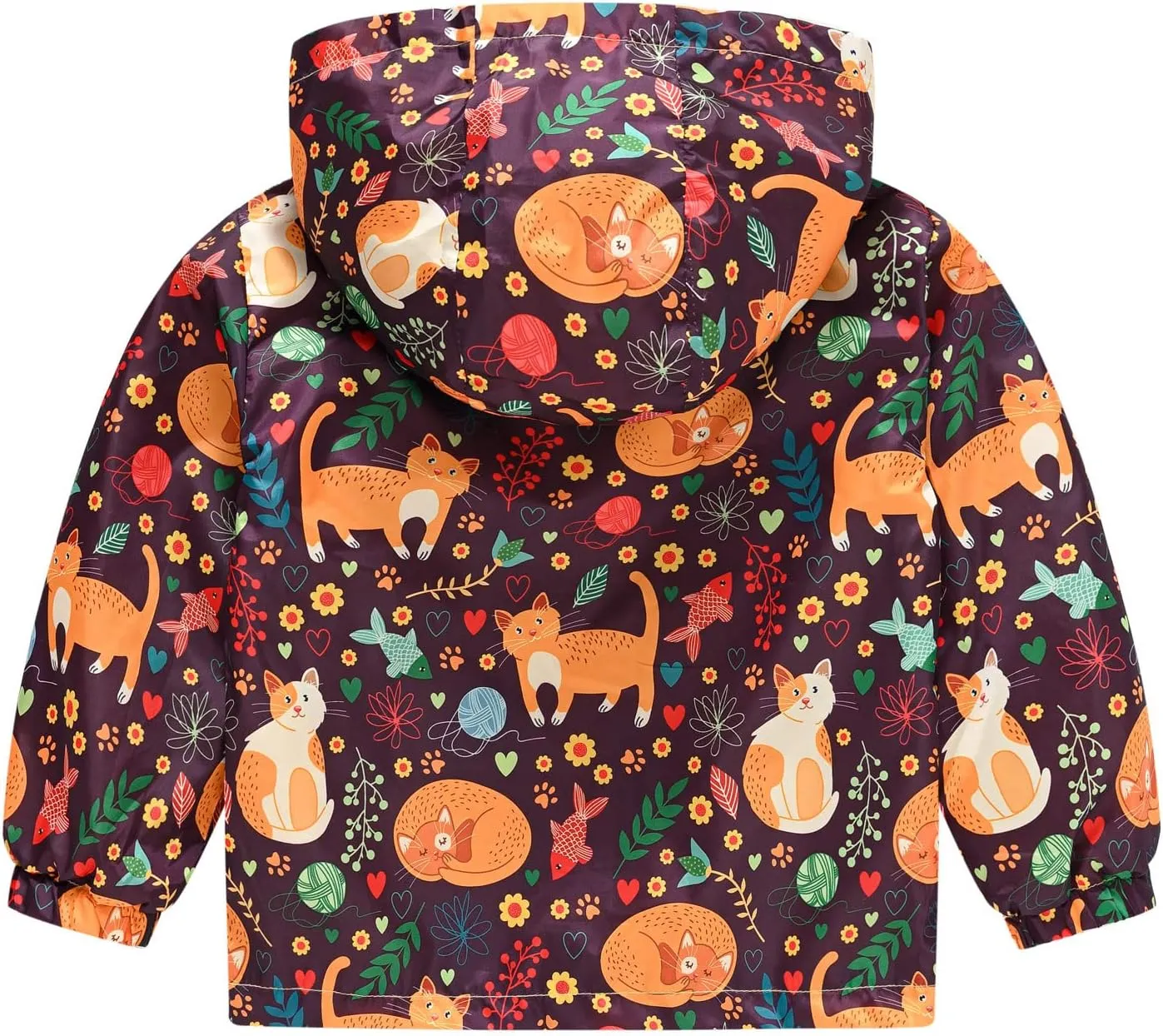 Toddler Baby Boys Cartoon Dinosaur Print Hooded Jacket Long Sleeve Windproof Coats Zip Up Trench Windbreaker Outerwear