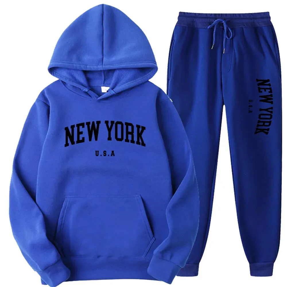 Unisex New York Hoodies Sets
