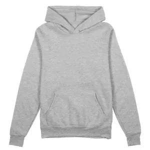 Unisex Plain Hoodie, Heather Grey