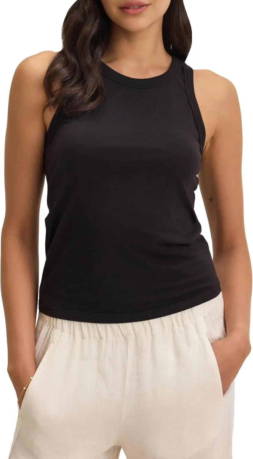 Velvet by Graham & Spencer Women's Greer Organic Jersey Tank Top by Cleo Wade