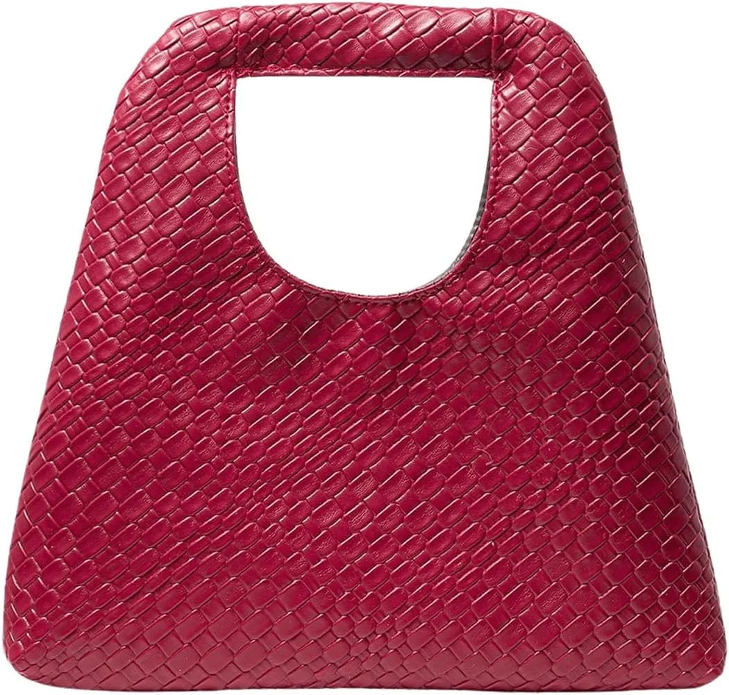 Verdusa Women's Woven Leather Braided Hobo Bag Top Handle Underarm Bag