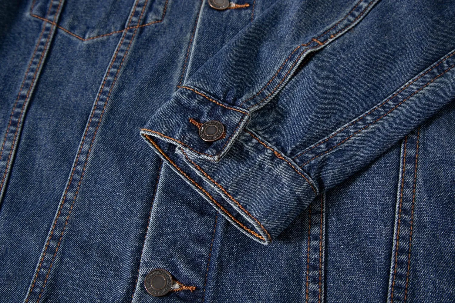 voeeron Denim Jacket Men Durable Comfortable and High Performance Jean Jacket Men