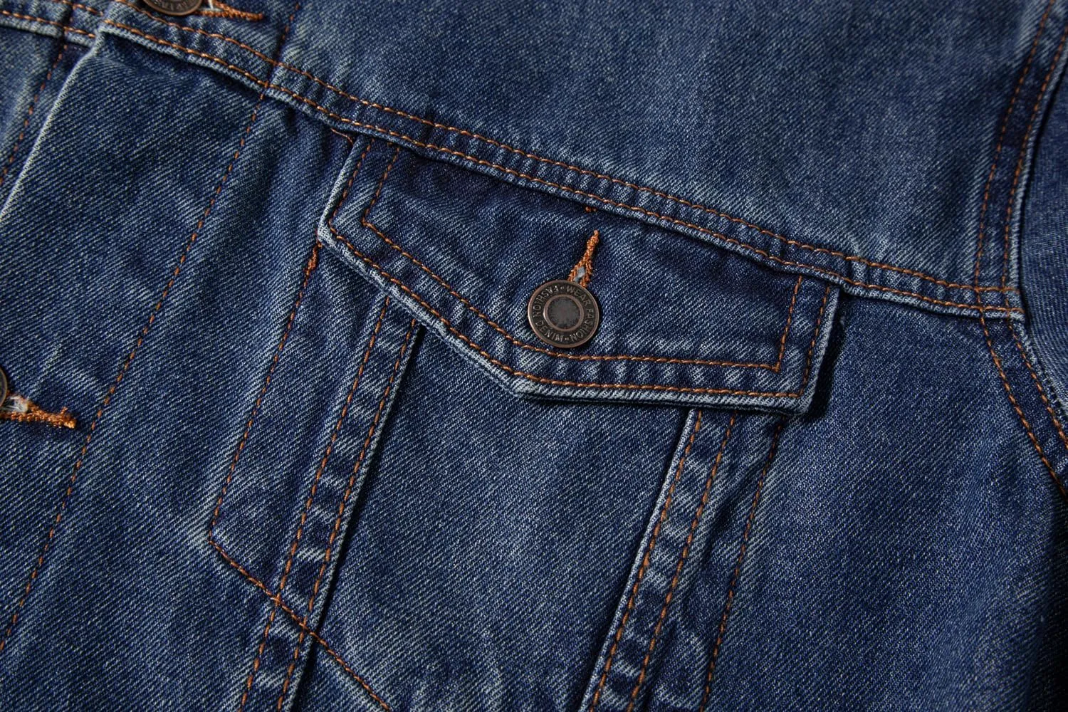 voeeron Denim Jacket Men Durable Comfortable and High Performance Jean Jacket Men