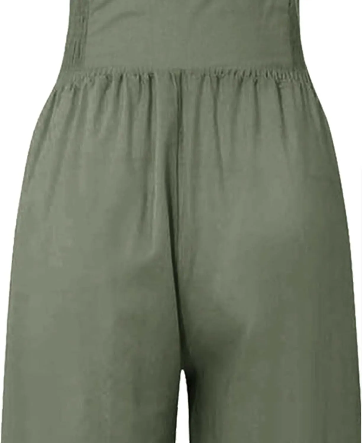 Wide Leg Work Pants for Women Pants Elastic Waist Summer Trousers 3/4 Length Pants with High Linen Pants for Women