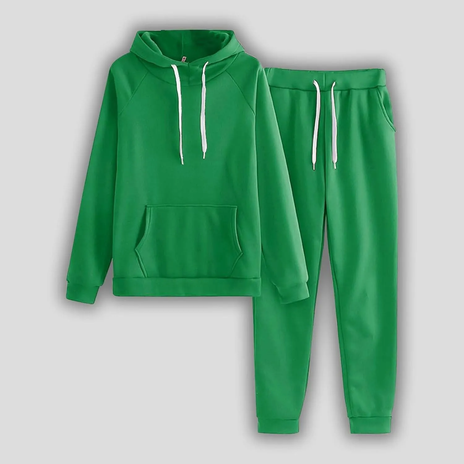 Women 2 Piece Outfits Long Sleeve Crewneck Althteic Fall Sweatshirt Wide Leg Sweatpant Sets