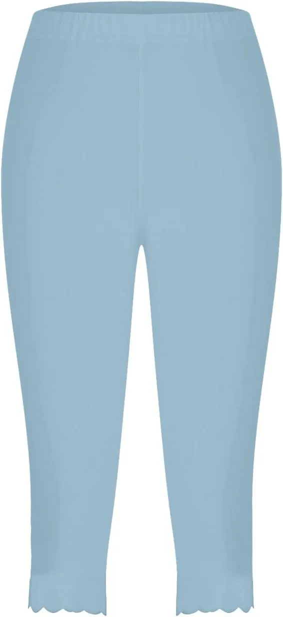 Women Capris Leggings 2024 Summer Causal Cropped Pants Dressy Trendy Knee Length Capri Laides Yoga Clothing