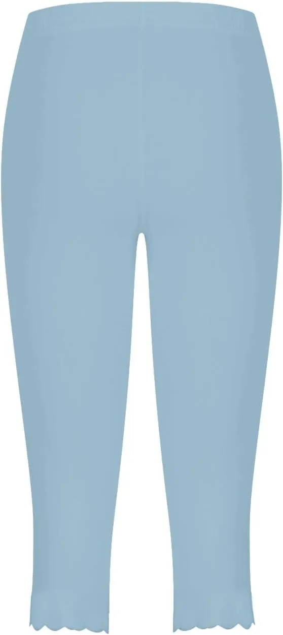 Women Capris Leggings 2024 Summer Causal Cropped Pants Dressy Trendy Knee Length Capri Laides Yoga Clothing