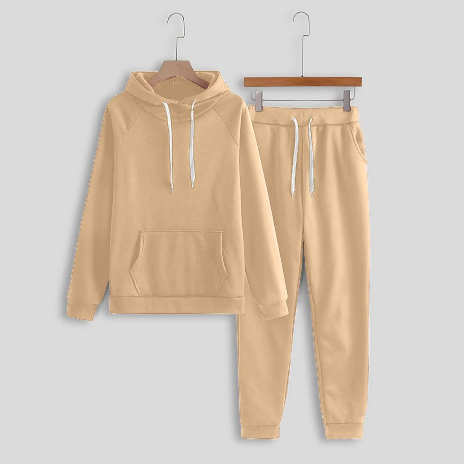 Women's 2024 Fall Two Piece Outfits Long Sleeve V Neck Drawstring Fashion 2 Piece Fashion 2024