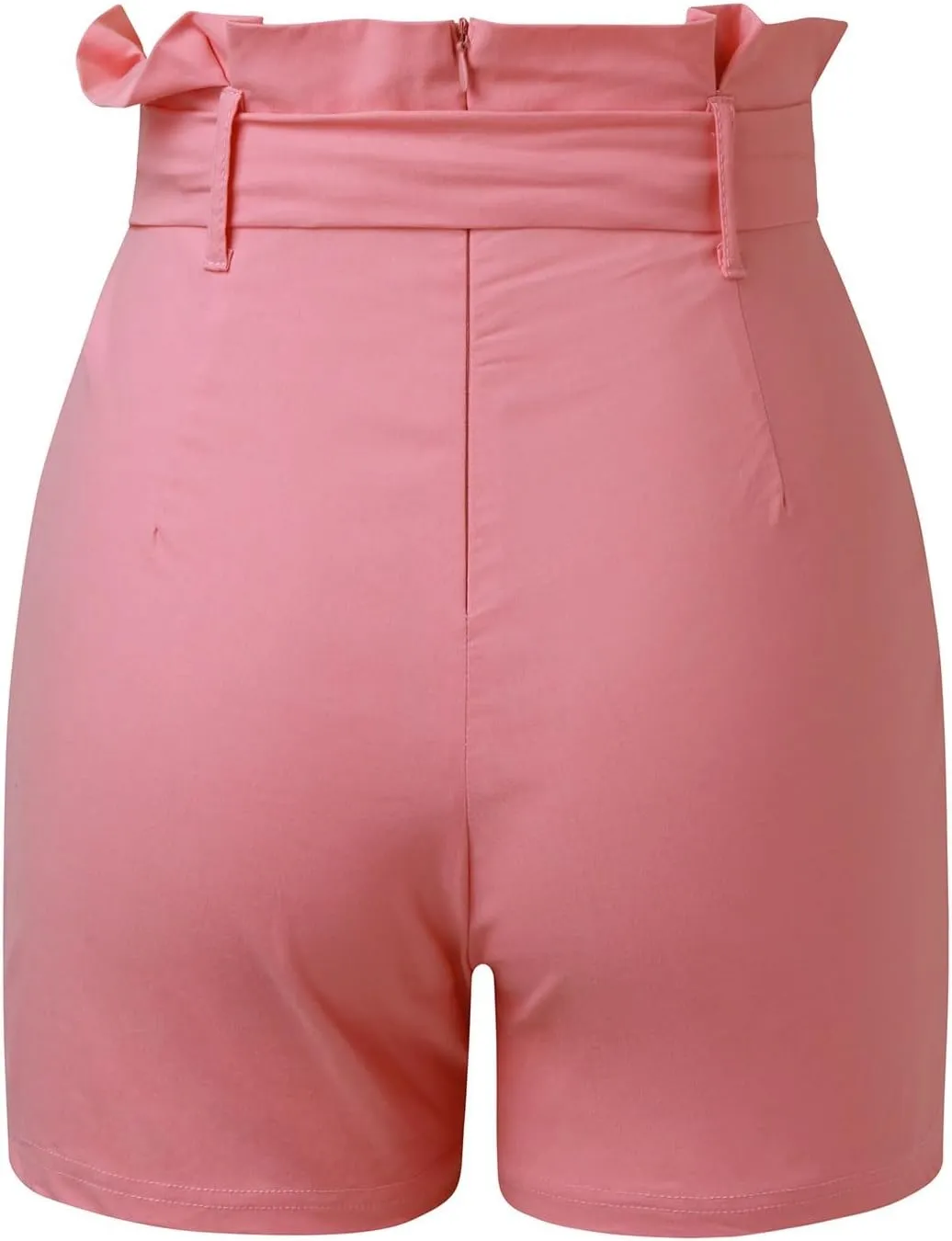 Women's High Waisted Hem Distressed Ripped Casual Shorts Silk Skirts for Women Short