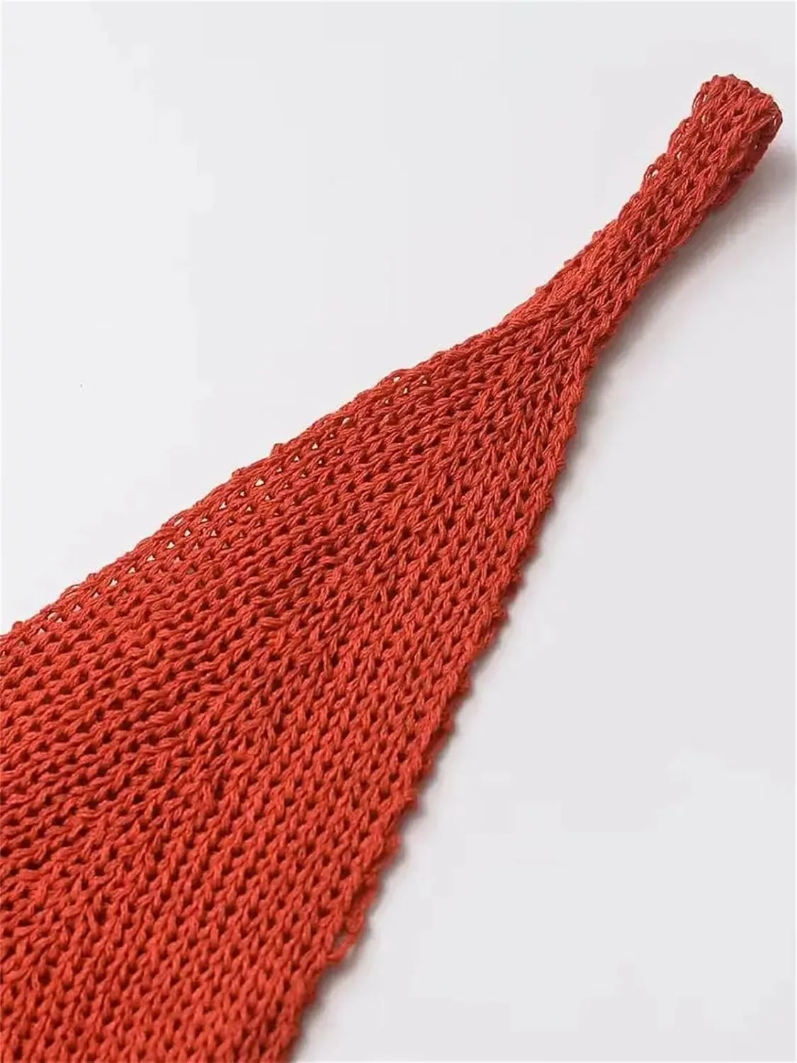 Women's Knitted V-Neck Hanging Tank Top High Street Spaghetti Strap Casual Camisole