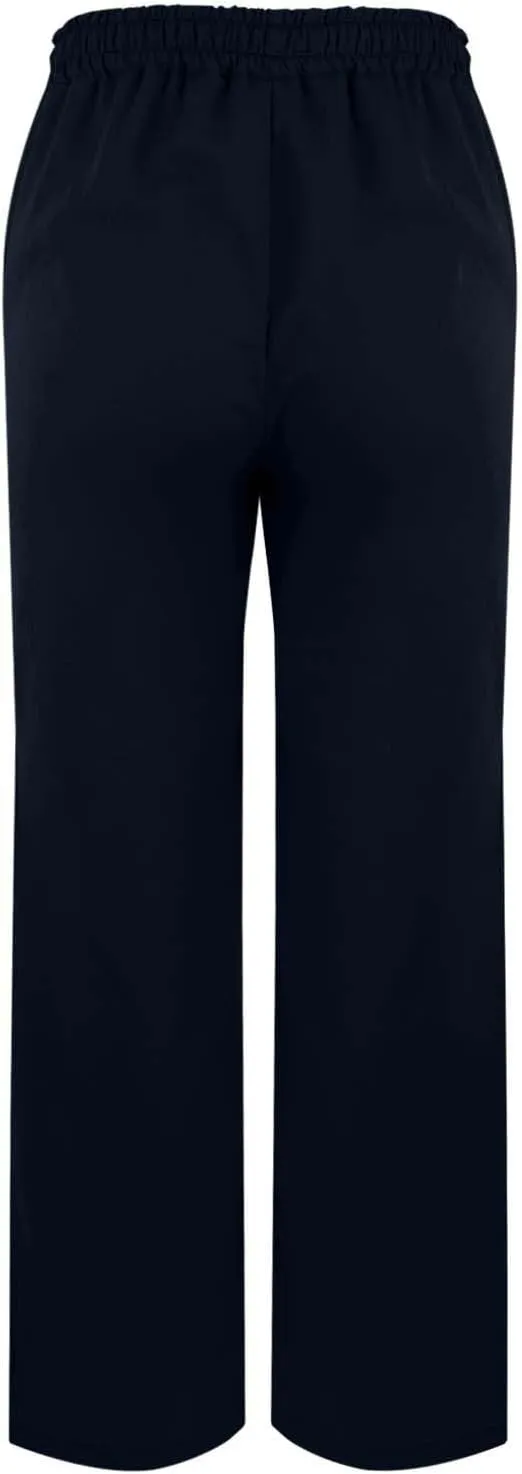 Women's Linen Capri Pants with Drawstring Petite High Waist Elastic Straight Leg Lounge Summer Beachwear Pants