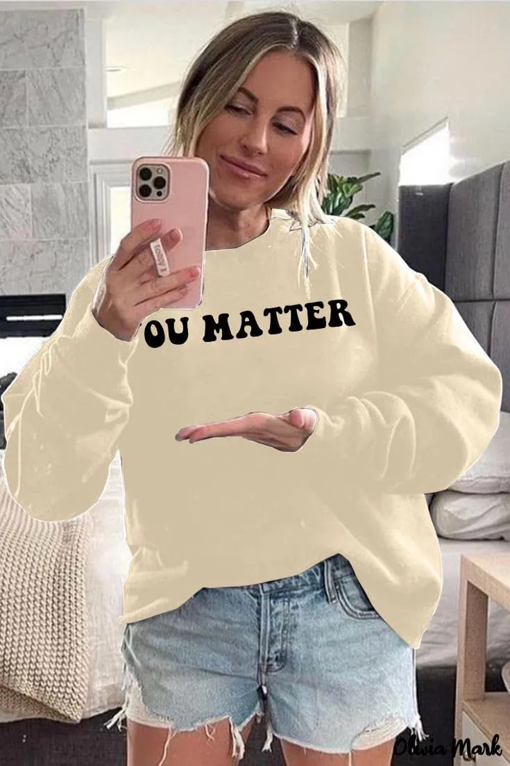 Womens Oversized Sweatshirt Its Fine Im Fine Everything is Fine Sweatshirt Casual Crewneck Long Sleeve Pullover Tops