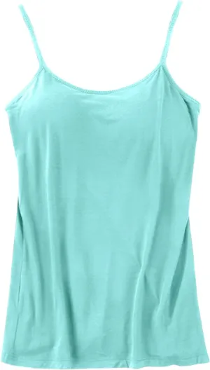 Women's Shelf Bra Camisole Tops Adjustable Spaghetti Strap Built in Bra Cami Tank Tops Relaxed Fit Cotton Undershirts