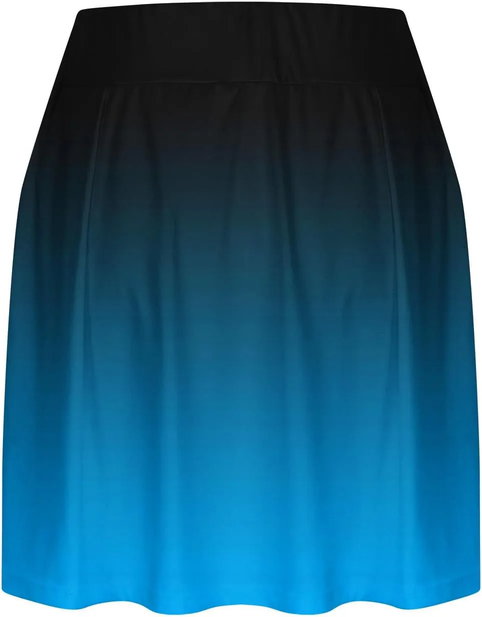 Women's Skirt Shorts Skort Gradient Casual Summer Athletic Workout Biker Shorts 2-in-1 Double Layer Tennis Skirt with Short