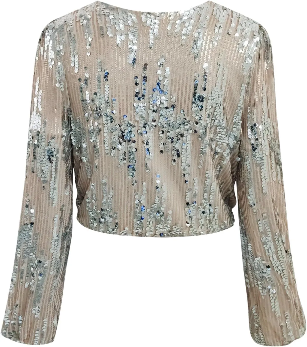 Womens Summer Fashion Sequin Tops Glitter Gradient Printed V Neck Top T Shirt Sparkle Shimmer Tanks Tops Blouses