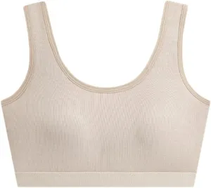 Wvapzxx Bra Tank Top For Women Sleeveless Sexy Casual Crop Camisole Singlet Vest